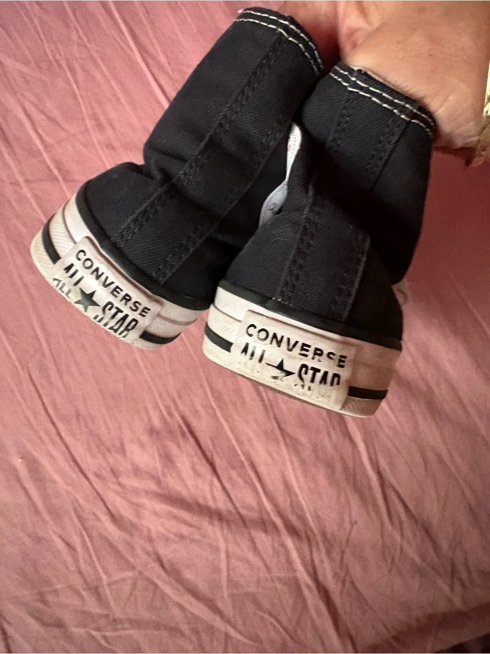 Converse Black and White Kids' High Top Sneakers